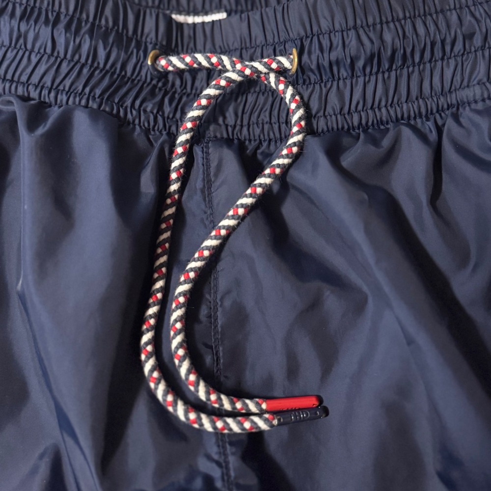 Tommy‎ Hilfiger Denim Windbreaker Track Pants Navy Red White Mens Small - Picture 9 of 14